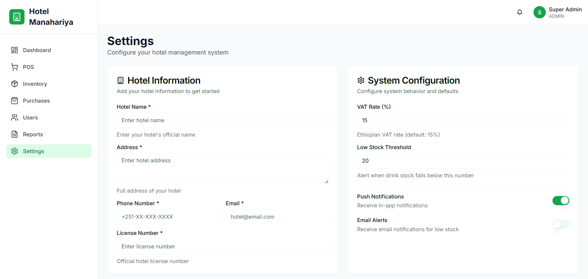 Manahariya Hotel-Management_Platform